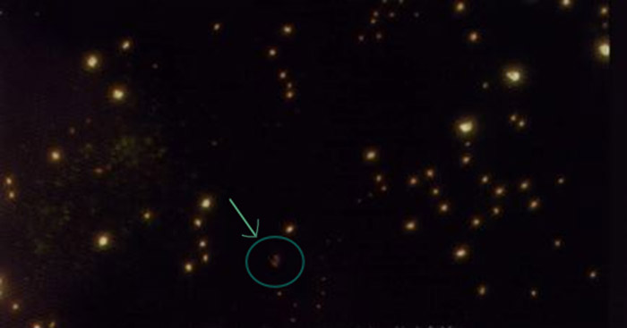 Ufo nello spazio cosmico